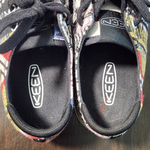 Keen Shoes Womens Size 6 Elsa IV Sneakers 1023158 Aztec Low Top Canvas Outdoor - Picture 7 of 8